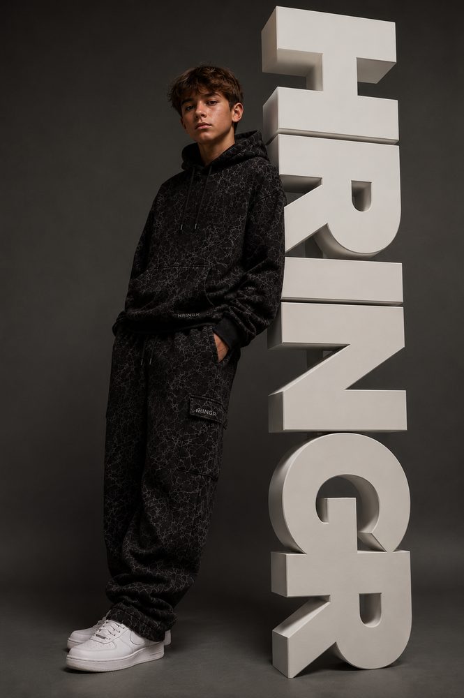 Studio portrait in the Anchor Hoodie